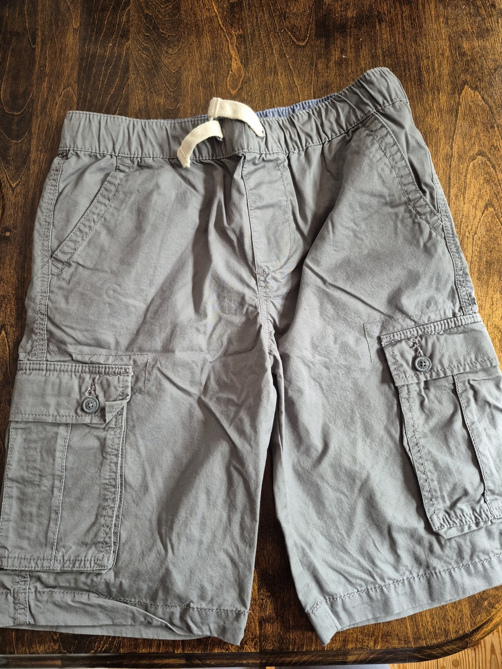 LUCKY BRAND Youth L (14/16) Gray Cargo Shorts